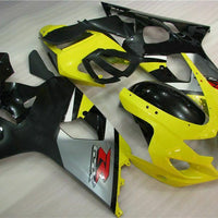 NT Injection  Yellow Black Fairing Fit for  2004 2005 GSXR 600 750 N061