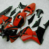 MSA Injection Mold Red Black Fairing Fit for Honda 2005-2006 CBR600RR u096