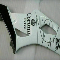 MS Injection New White Set ABS Fairing Fit for  2003-2004 GSXR 1000 q031