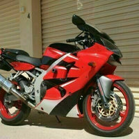 MSA Fit for  2000-2002 ZX6R Plastic Red Black Injection Mold Fairing s017