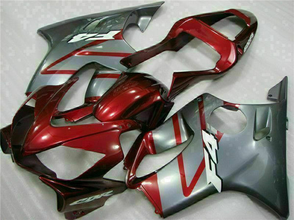 MS Injection Mold Red Silver Fairing Kit Fit for Honda 2001-2003 CBR600 F4I v043