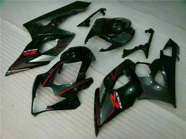 MS Injection Black ABS Set Fairing Kit Fit for  2005-2006 GSXR 1000 r010