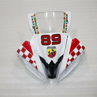 MSA Plastic Kit White ABS Injection Fairing Fit for Yamaha 2008-2016 YZF R6 u026