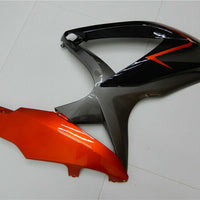 MSA Injection Orange Black Fairings Fit for  2008-2010 GSXR 600 750 o006g