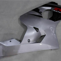 MSB Injection  Black Silver Fairing Fit for  2004 2005 GSXR 600 750 l040