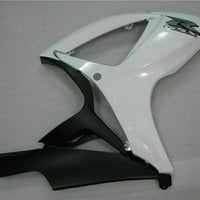 MSB Injection White Silver Fairing Fit for  2006 2007 GSXR 600 750 n077