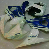 MS Injection White Blue Fairing Fit for Yamaha YZF 2003-2005 R6 & 06-09 R6S g007