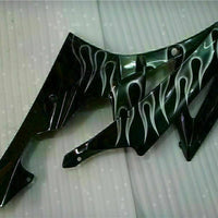 MS Injection Silver Flame Black Fairing Fit for Yamaha 2006-2007 YZF R6 g035