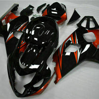 MS Injection Orange Black Fairing Fit for  2004-2005 GSXR 600 750 n011l