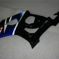 MS Injection Black Blue ABS Fairing Kit Fit for  2003-2004 GSXR 1000 p033