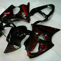 MS Fit for  2000-2002 ZX6R Plastic Green Black Injection Fairing ABS t001