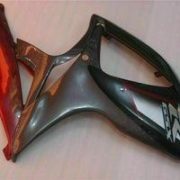 MSB Injection Black Red Fairing Fit for  2006 2007 GSXR 600 750 n025