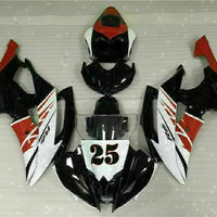 MS Injection ABS Red White Black Fairing Fit for Yamaha 2008-2016 YZF R6 g004