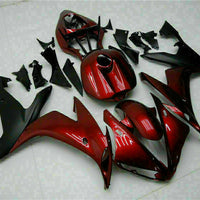 MSB Injection Red Black Plastic Fairing Fit for Yamaha 2004-2006 YZF R1 ABS j001