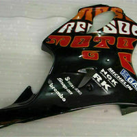 MS Injection Mold Fairing Orange Black Fit for Honda 2001-2003 CBR600 F4I u017