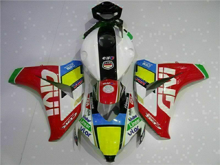 MS Injection Red White Bodywork Fairing Fit for Honda 2008-2011 CBR1000RR u072