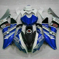 MS Injection Bodywork White Blue Fairing Fit for Yamaha 2008-2016 YZF R6 g018