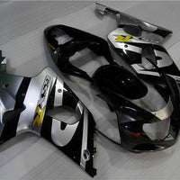 MS Injection Mold Silver Black Fairing Fit for  2000-2002 GSXR 1000 n001