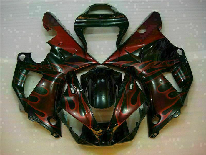 MSB Injection Mold Kit Orange ABS Fairing Fit for Yamaha 2000-2001 YZF R1 g010