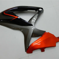 MSA Injection Orange Black Fairings Fit for  2008-2010 GSXR 600 750 o006g