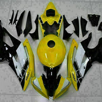 MS Injection Bodywork Yellow Black Fairing Fit for Yamaha 2008-2016 YZF R6 g069