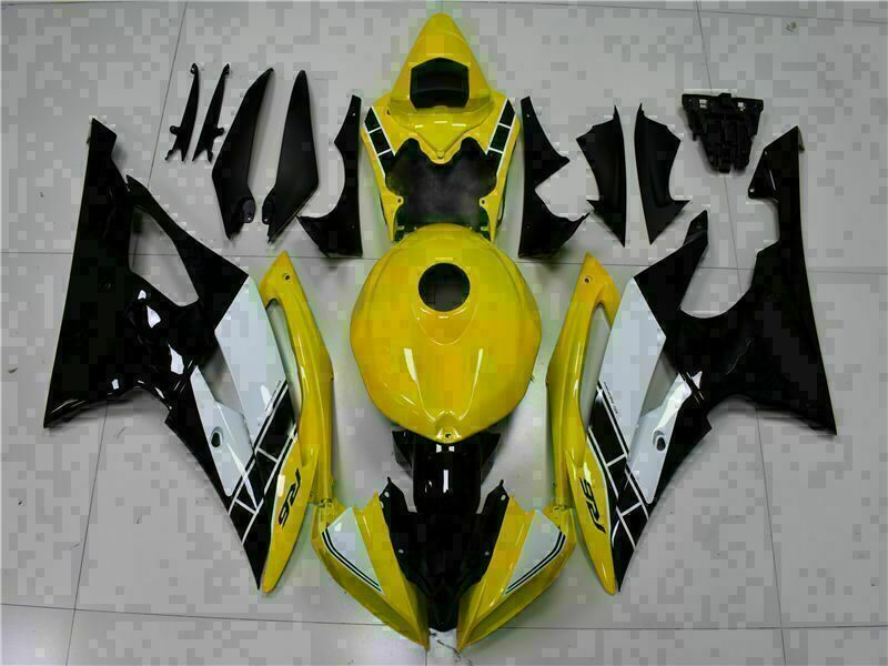 NT Fairing Fit for Yamaha 2008-2016 YZF-R6 G069- Yellow Black | ABS Injection