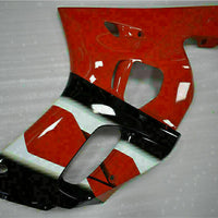 MSB Injection Kit Red Black Plastic Fairing Fit for Yamaha 1998-2002 YZF R6 j009