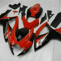 MSB Injection Mold Red Fairing Fit for  2006 2007 GSXR 600 750 o003