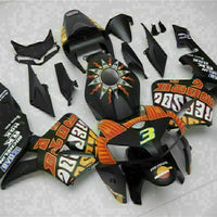 MSA Injection Cowl Fairing Fit for Honda 2005-2006 CBR600RR Black Plastic u0108