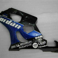 MS Injection Black Blue Bodywork Fairing Fit for  2003-2004 GSXR 1000 q042