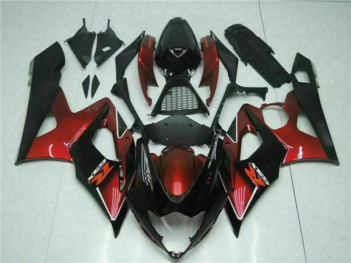 MS Injection Kit Red Black Fairing Kit Fit for  2005-2006 GSXR 1000 p005