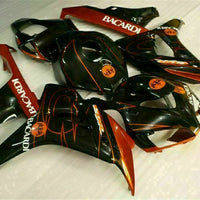 MS Injection Orange Black Plastic Fairing Fit for Honda 2006-2007 CBR1000RR u010