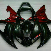 MSB Injection Mold Kit Black Red Fairing Fit for Yamaha 2002-2003 YZF R1 g002-02