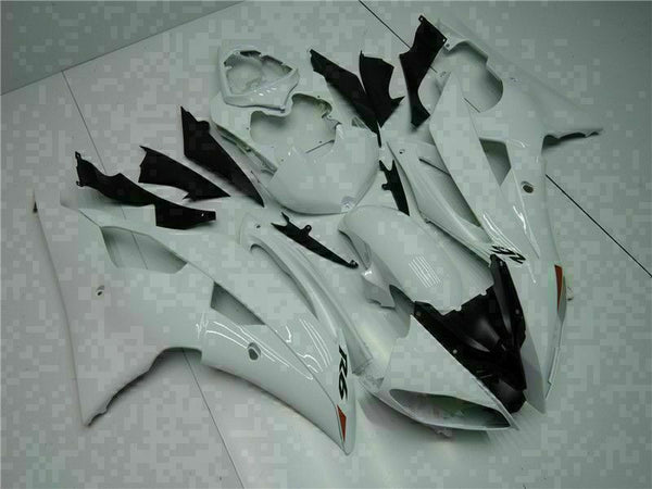 MS Injection Mold Plastic White Fairing Fit for Yamaha 2008-2016 YZF R6 g005