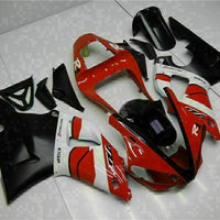 MSB Injection Mold Kit Red Black Fairing Fit for Yamaha 2000-2001 YZF R1 h001-01