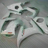 MS Injection White Fairing Kit Fit for Yamaha YZF 2003-2005 R6 & 06-09 R6S g005