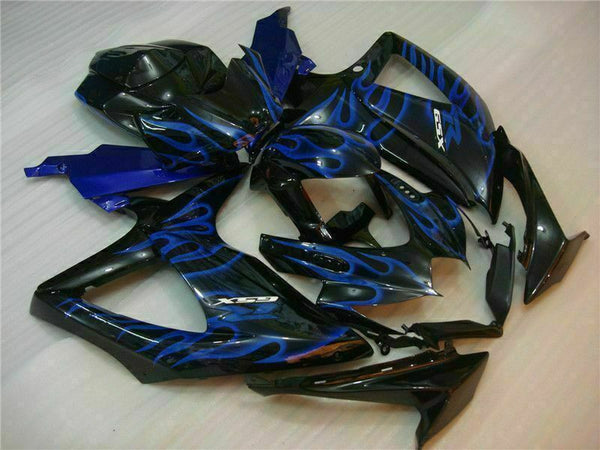 MSB Injection Mold Blue Black Fairing Fit for  2008-2010 GSXR 600 750 n041