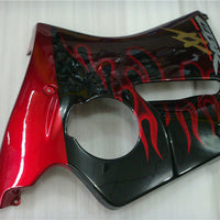 MSA Injection  Fairing ABS Red Flame Fit for Honda 1996-2007 CBR1100XX u012