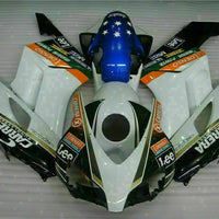 MS Injection Mold Fairing White Blue Fit for ABS Honda CBR1000RR 2004-2005 u030