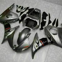 MS Injection Silver Plastic Fairing Fit for Yamaha YZF 2003-2005 R6 & 06-09 R6S g045