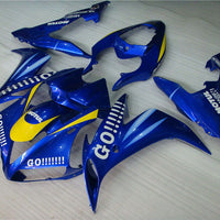 MSA New Blue Bodywork Injection Fairing Fit for Yamaha 2004-2006 YZF R1 u036