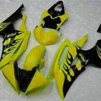 MS Injection Mold Yellow Black Fairing Fit for Yamaha 2008-2016 YZF R6 g012