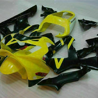MS Injection Fairing  Black Yellow Kit Fit for ABS Honda CBR929RR 2000-2001 u06