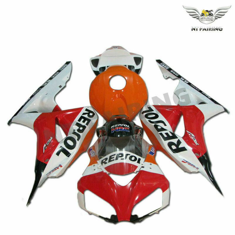 NT Fairing Fit for Honda 2006-2007 CBR1000RR U091- Red Orange | ABS Injection
