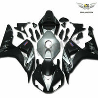 MS Injection New Silver Black Fairing Fit for Honda 2006-2007 CBR1000RR u0118