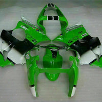 MS Fit for  2000-2002 ZX6R Plastic Green Black Injection Fairing ABS t024
