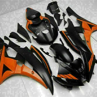 MS Injection Mold Orange Black Fairing Fit for Yamaha 2006-2007 YZF R6 g014