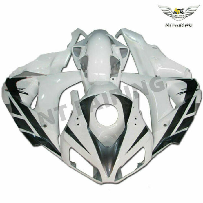 MS Injection New White Black Fairing Fit for Honda 2006-2007 CBR1000RR u0116