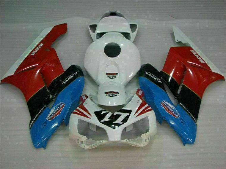 NT Fairing Fit for Honda 2004-2005 CBR1000RR U088- White Red | ABS Injection