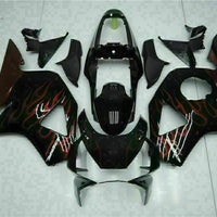 MS Injection Red Flame Black Fairing Fit for Honda 2002 2003 CBR954RR 900RR u031